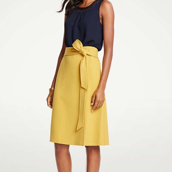 tie waist wrap skirt